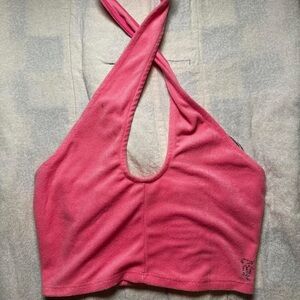 Juicy Couture Pink Halter Top